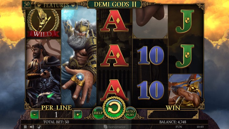 Игровой автомат «Demi Gods II» — играйте на реальные деньги в казино Вулкан
